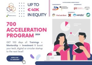 PROGRAMI AKSELERATOR 700 – THIRRJE PËR  STARTUP 2024
